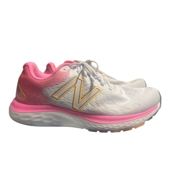 New Balance Fresh Foam W680CE7  Libra Vibrant Pink Size 8.5 - Picture 6 of 11